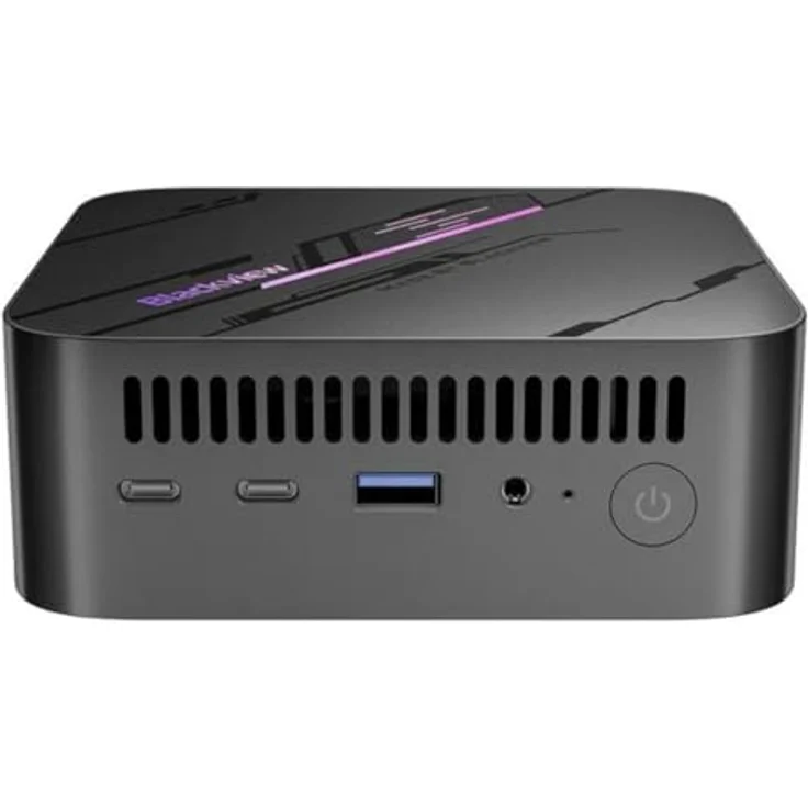 blackview MP100 Mini PC mit Ryzen 7 5825U, 16GB RAM, 512GB SSD, Triple 4K Display-Support, Schwarz – Bild 3