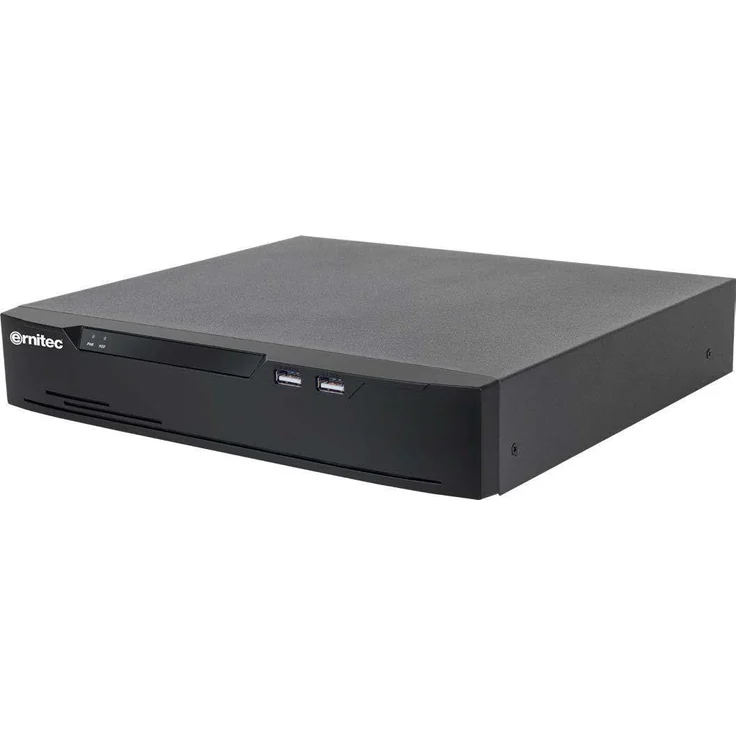 Ernitec Cygnus 4-Kanal NVR, 1HE, 4 PoE-Ports, 2 HDD-Schächte, maximal 12 TB Speicherung, 3840 x 2160 Pixel Auflösung, 0070-10400