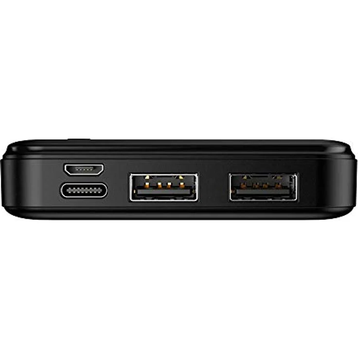 MaxLife Maxlife 10.000mAh Powerbank mit 2x 2.4A USB-Anschlüssen - Schwarz – Bild 6