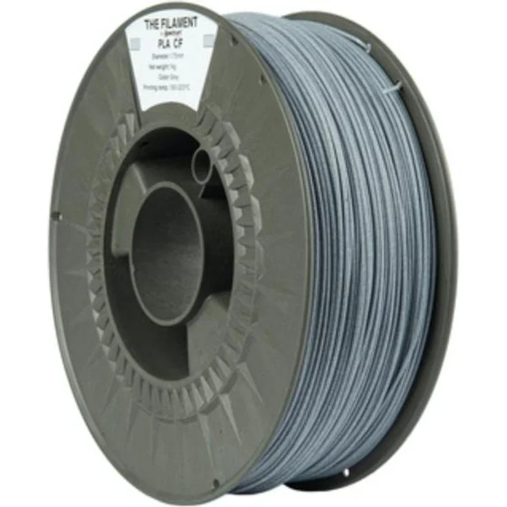 Spectrum The Filament PLA CF, 3D Filament mit 3% Kohlefasern, 1.75 mm, 1 kg, grau