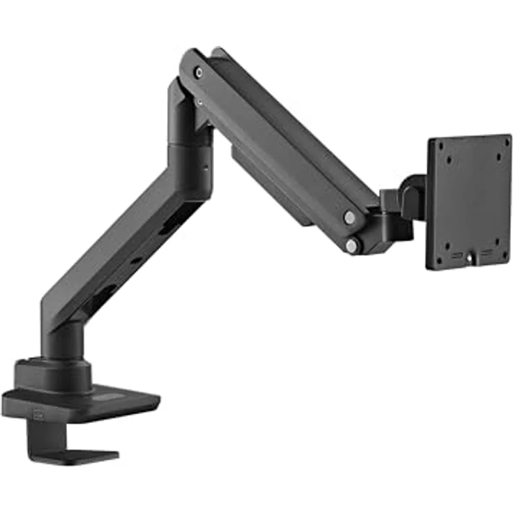 Equip 650180 Robuste Monitor-Tischhalterung für 17 bis 49 Zoll, schwarz - Gasfederstruktur, neigbares Design, Kabelklemmen – Bild 1