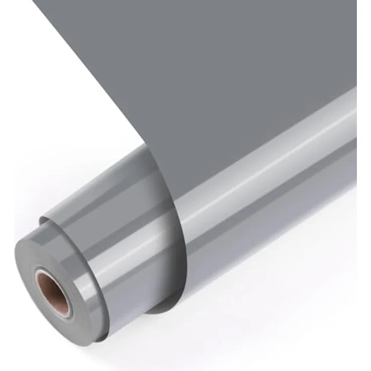 Loklik Permanent haftende Vinylfolie Glänzend 30.5 x 180cm, Silber - Hochwertige Folie für Glas, Keramik und Metall mit langlebigen Farben – Bild 3