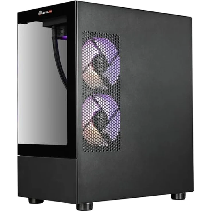 kiebel.de Gaming PC InvaderXS 14, Intel Core i7-14700KF, 32GB DDR4, NVIDIA RTX 5070 12GB, 1TB SSD, Windows 11, schwarz, kompakte Bauweise mit RGB-Lüfter – Bild 7