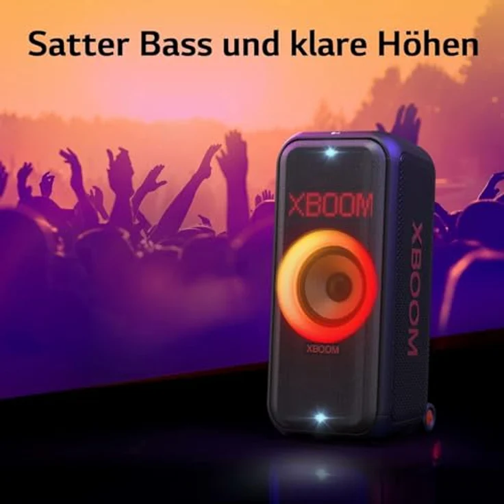 LG Tragbare Bluetooth-Lautsprecher DXL7T, leistungsstarker Bluetooth Lautsprecher mit kompakter Bauweise – Bild 8