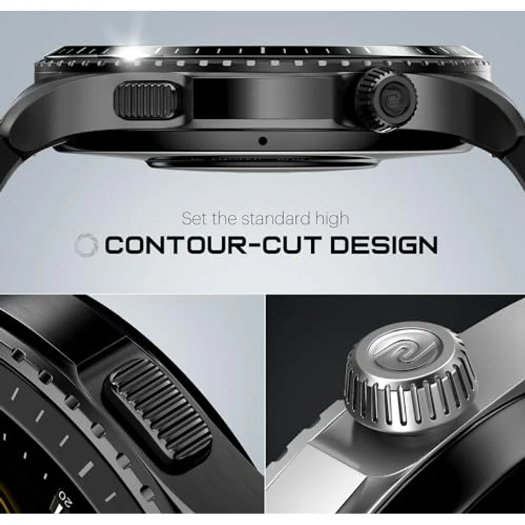 Noise Noise Origin Smart Watch Smoothest UI Experience (New Nebula UI) & EN 1 Processor, 1.46” ApexVision AMOLED Display, Stainless Steel Build, Activity Tracker, Contour-Cut Design, Fitness Age, Stainless Steel – Bild 2