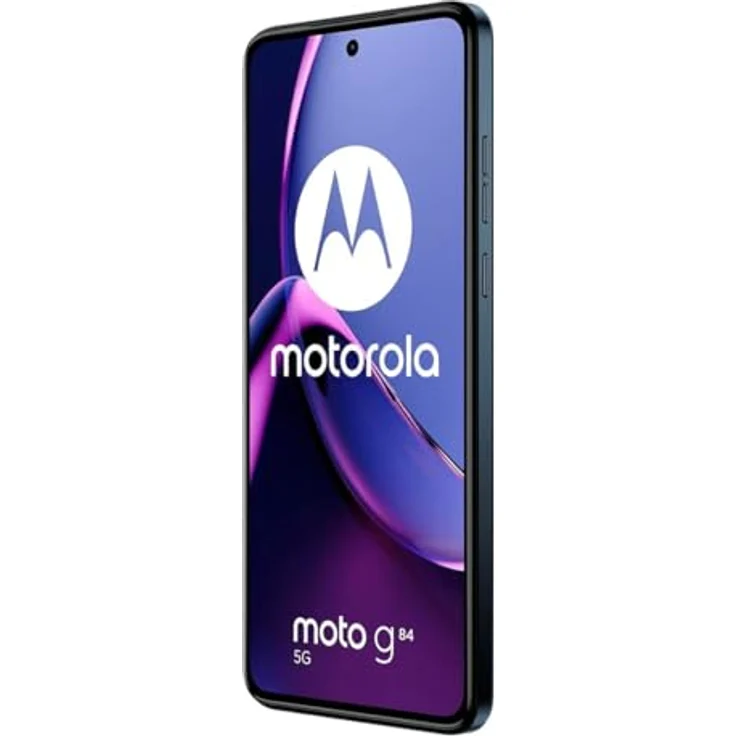 Motorola moto g84 5G Smartphone, 256 GB Speicherplatz, 50 MP Kamera, veganem Leder ­- Mystic Indigo – Bild 3