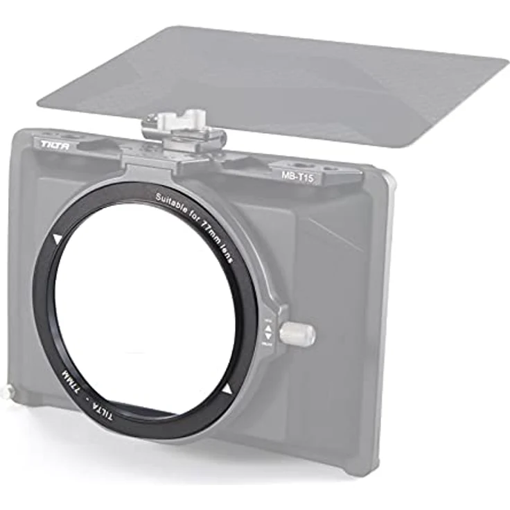Tilta 77 mm Objektiv-Aufsätze für MB-T15 Mini Klemm-On Matte Box, Aluminium mit 77 mm Filtergewinde – Bild 2