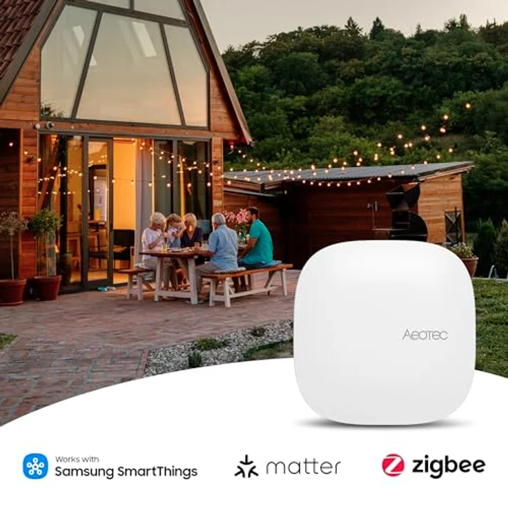 Aeotec Smart Home Hub 2, intelligente Steuerzentrale für Z-Wave und Zigbee, weiss/grau – Bild 9