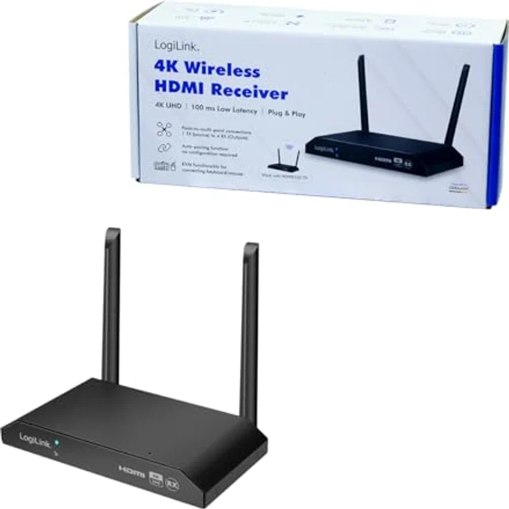 LogiLink HDW0103AR, KVM Switch, HDMI Ultra HD (4K) mit Plug & Play, Schwarz – Bild 4