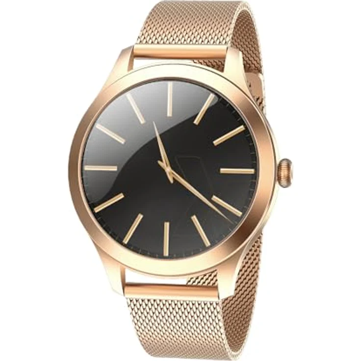 MAXCOM Smartwatch FW44 2 IP68 mit Milanaise Armband, Gold, AMOLED Touchscreen, Fitness-Tracker – Bild 7