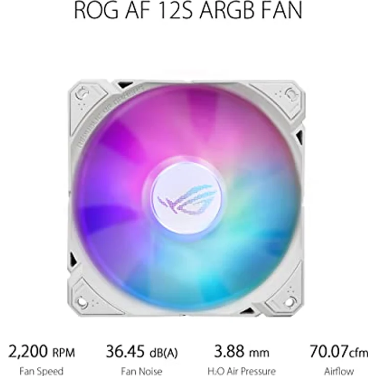 ASUS ROG Ryuo III 360 ARGB White Edition All-in-One-Flüssig-CPU-Kühler (3x adressierbare 120 mm Radiatorlüfter, Anime Matrix-LED-Anzeige, Intel LGA 1700, 115x, 1200 & AM4, AM5-Sockel, weiß) – Bild 4