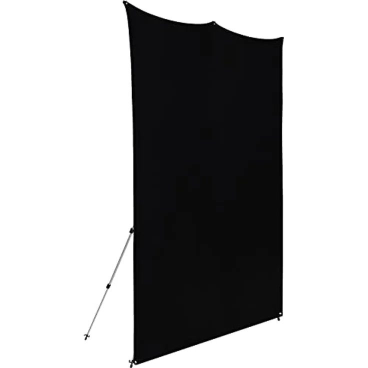 Westcott X-Drop Pro 3er-Pack Hintergrund-Set (2,4 x 2,4 m) inkl. schwarzen, grauen und weißen Fotografie-Hintergründen und robustem Ständer - Preisvergleich – Bild 4