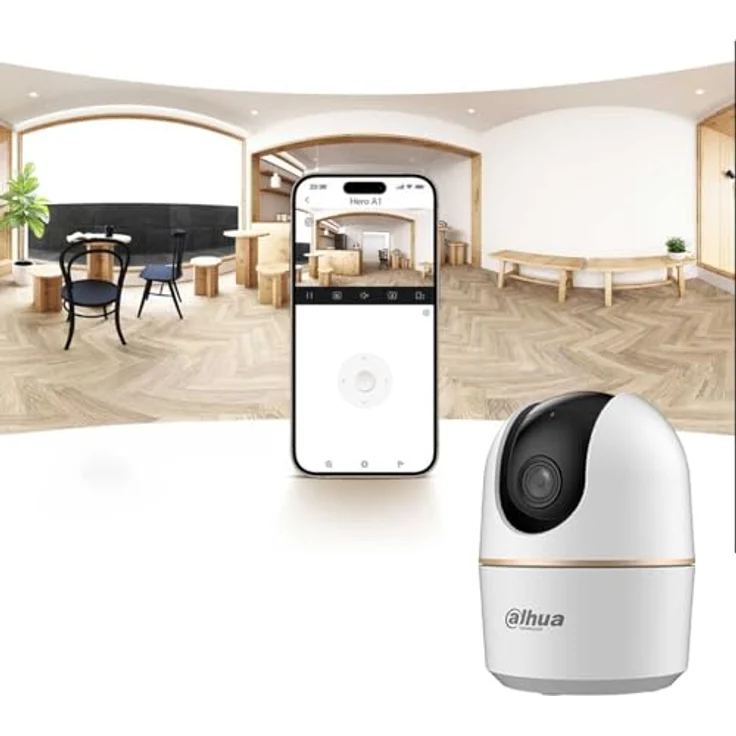 Dahua Hero A1, 3 MP WLAN-Überwachungskamera mit Schwenk- und Neigefunktion, Personenerkennung, Nachtsicht, 2-Wege-Audio, Sirene, Innenbereich – Bild 8