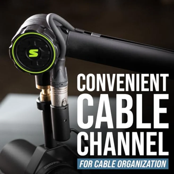 Shure Podcast Mic Boom Arm, Mikrofonständer für Broadcasts und Podcasts – Bild 4