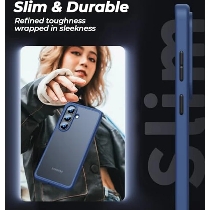 U Ultimate24Style Premium Hülle für Samsung Galaxy S26 – Robustes, stoßfestes Design mit Airbag-Technologie, kratzfest und griffig, blau – Bild 4