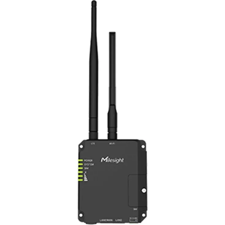 Milesight UR32S-L04EU-P, 4G Industrial Cellular Router mit Wi-Fi 6, zwei RJ45-Anschlüssen, robust für IoT-Anwendungen