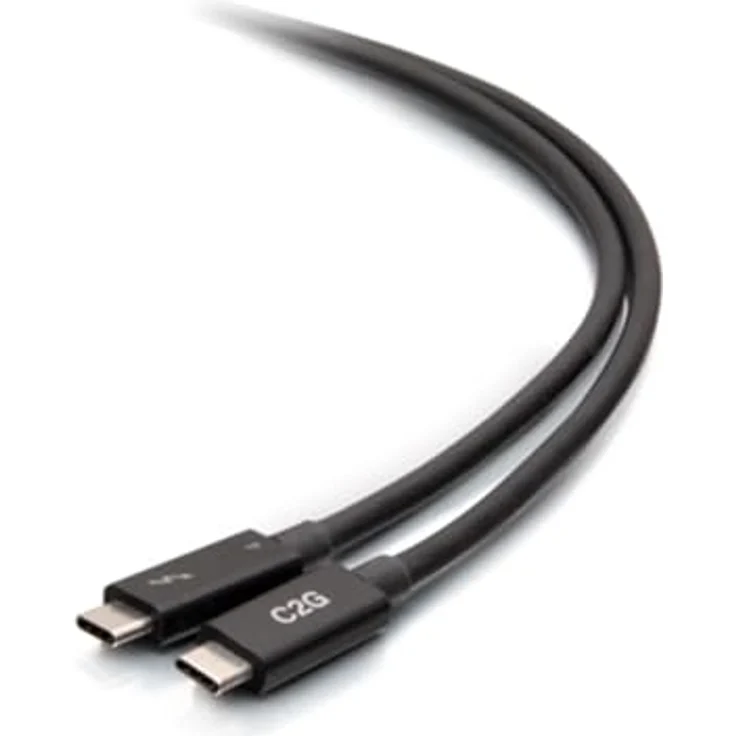 C2G 6FT 2M THUNDERBOLT4 USB-C Active Kabel, 40GB/s, langlebig – Bild 1