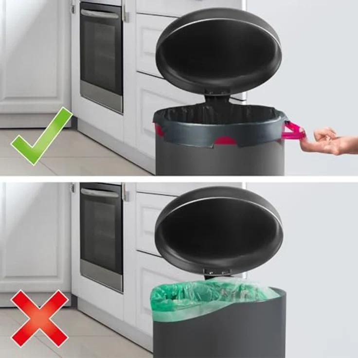 Swirl Müllbeutel 35 Liter, mit Fixierband, schwarz, 10 Stück – Bild 3