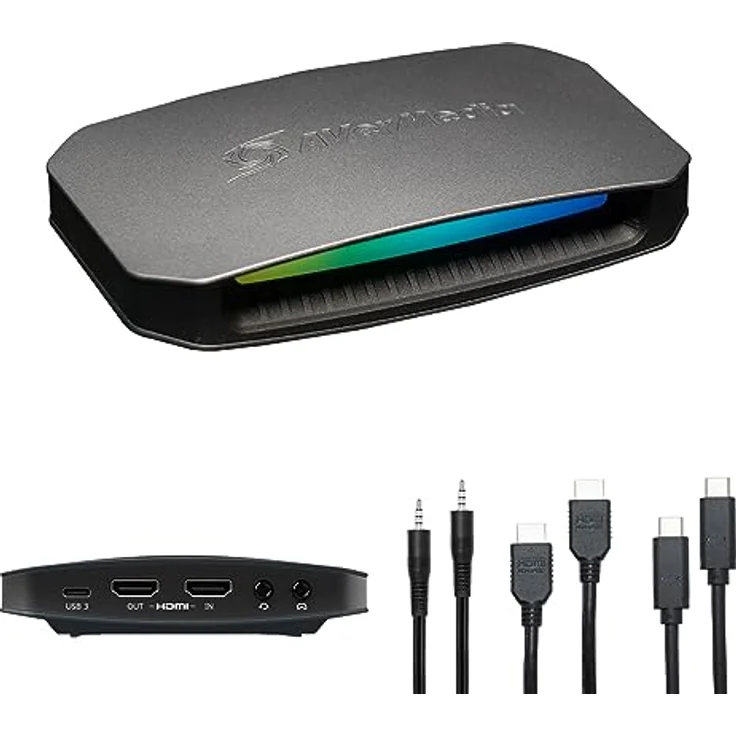 AVerMedia Ultra 2.1 Game Recorder, 4K bis 60 fps, HDR-Unterstützung, kompatibel mit Windows & Mac, Schwarz – Bild 1