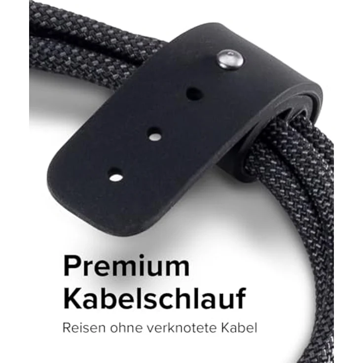Zagg Mophie USB-C Kabel (2 m, USB 2.0), geflochtenes Daten- und Ladekabel in Weiß – Bild 5