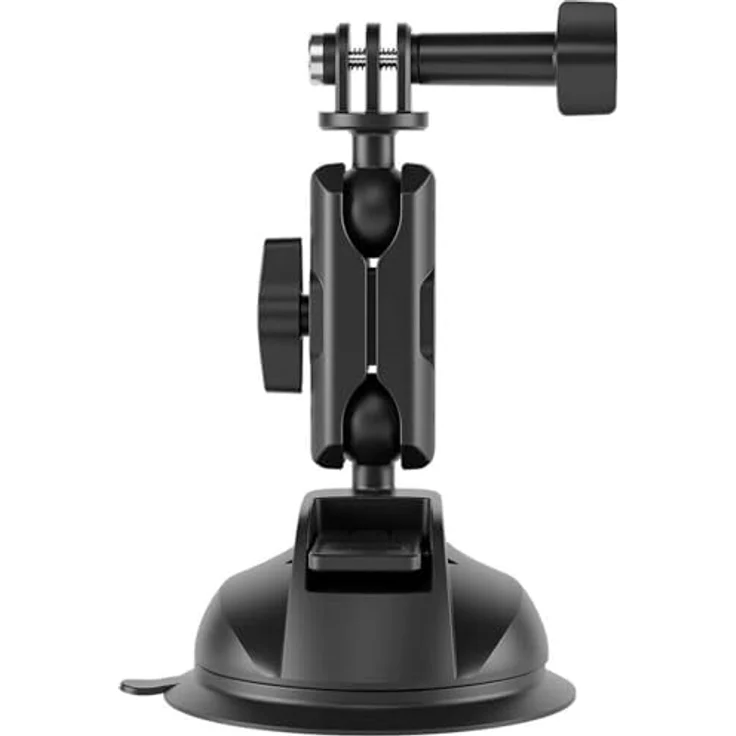 Telesin TE-SUC-012, Universelle Saugnapfhalterung für Handy und Action-Kamera, adjustable mit 360°-Drehung, max. Tragfähigkeit 10 kg – Bild 1