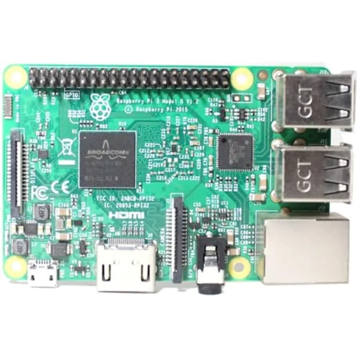 Raspberry Pi 3 B, Einplatinencomputer mit 4x 1,2 GHz, 1 GB RAM, WLAN und BT – Bild 2