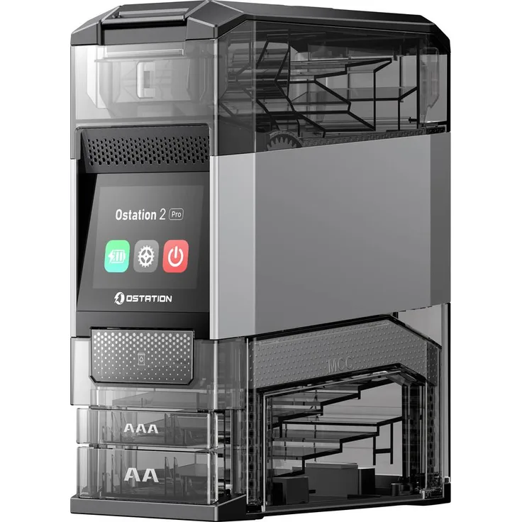 OLight Ostation 2 Pro-EU (OS), Rundzellen-Ladegerät für LiIon und NiMH, automatisches Laden von Mignon (AA) und Micro (AAA)