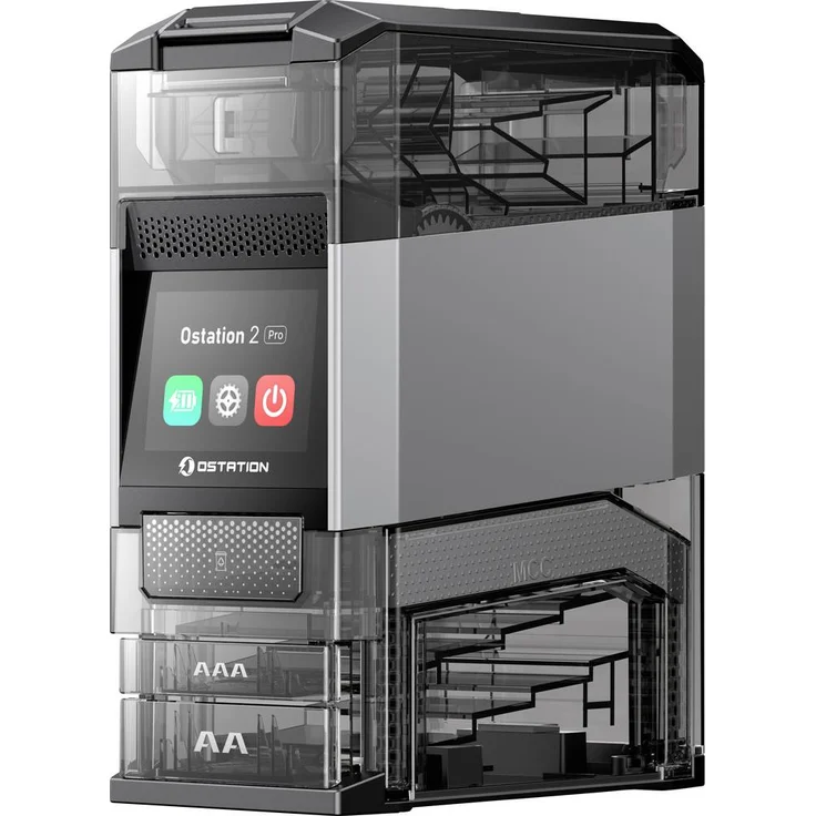 OLight Ostation 2 Pro-EU (OS), Rundzellen-Ladegerät für LiIon und NiMH, automatisches Laden von Mignon (AA) und Micro (AAA)