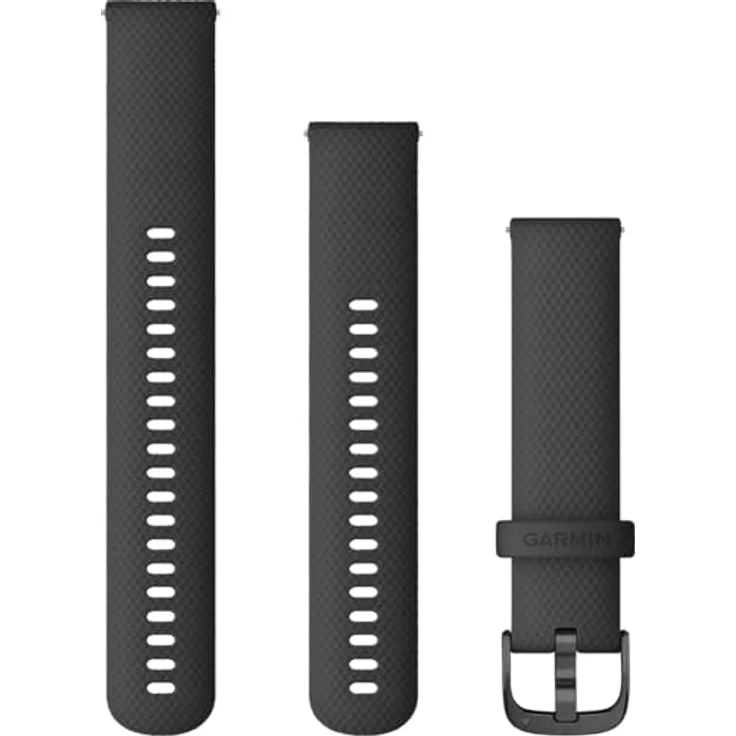 Garmin Ersatzarmband Silikon Schwarz (010-12932-11) – Bild 2