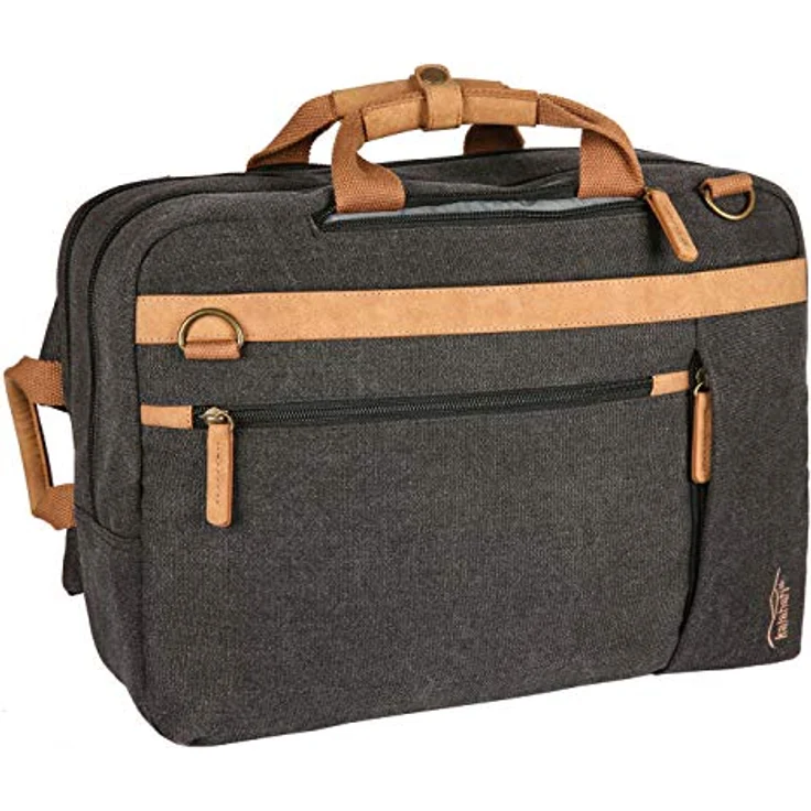 Kalahari GOPE K-53 Rucksack-Messenger Bag anthrazit grau – Bild 2