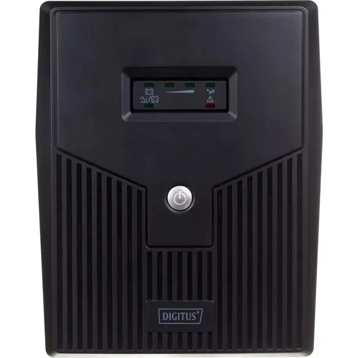 DIGITUS DN-170066, Line-Interaktive USV, 1,5 kVA, 900 W, Sinuswellen-Ausgang, LED-Display, kompakt im Tower-Format