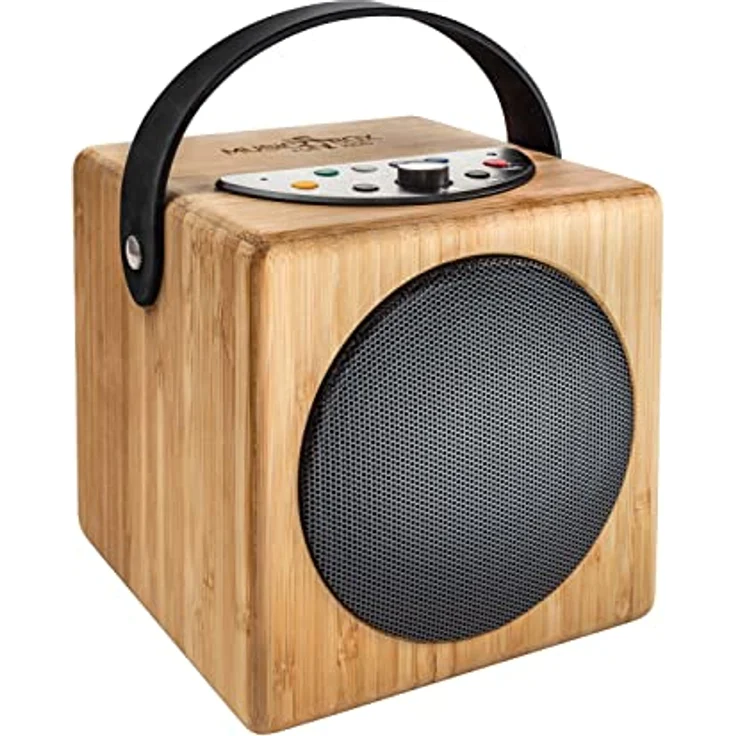 KidzAudio Music Box for Kids - Tragbarer Bluetooth-Lautsprecher für Kinder mit Wiedergabe von USB-Stick oder über Bluetooth. Mit Kopfhöreranschluss, Lautstärkebegrenzer, Aufnahme- und Sleep Funktion. – Bild 1