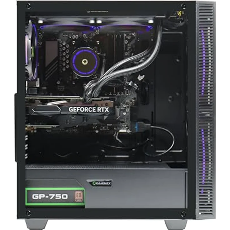 GameMax Black Hole 7815, Desktop-PC mit Ryzen 5 7500F, 16GB DDR5, 1TB SSD und RTX 5070 – Bild 7