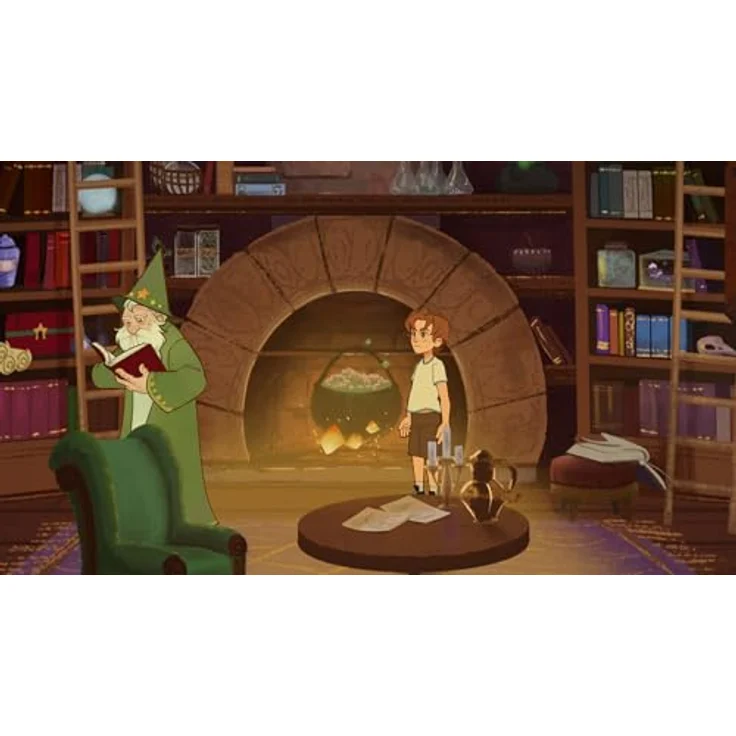 ININ GAMES Simon the Sorcerer Origins - Nintendo Switch, handgezeichnete Grafik, humorvolles Point-and-Click Abenteuer, offizielles Prequel zur Kultreihe – Bild 8