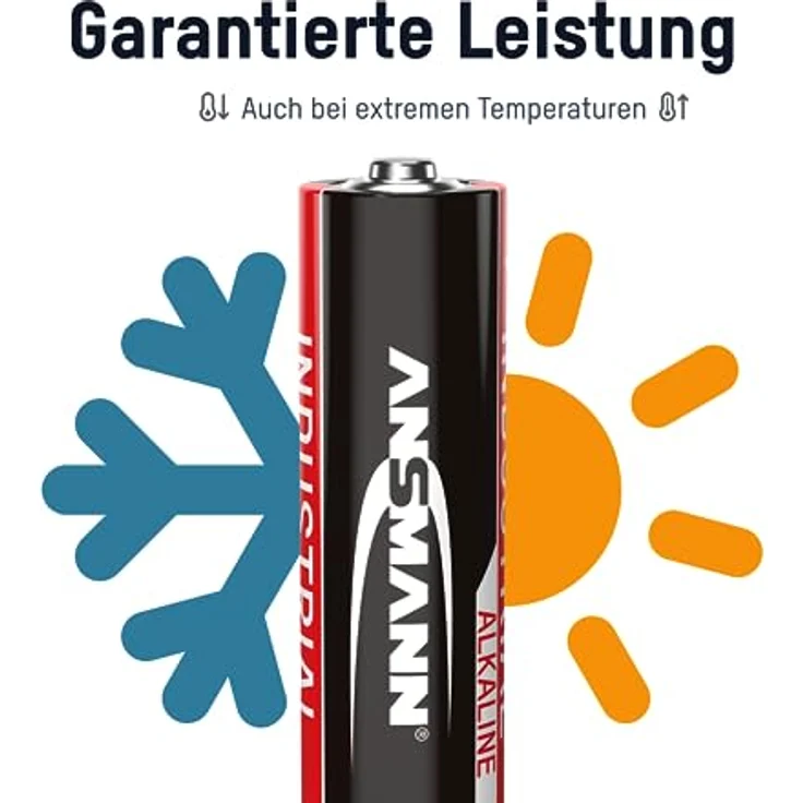 ANSMANN Industrial Alkaline Batterie Mignon AA LR6 Longlife Alkalibatterie Industriebatterie für hohen Strombedarf (10er Pack) – Bild 4