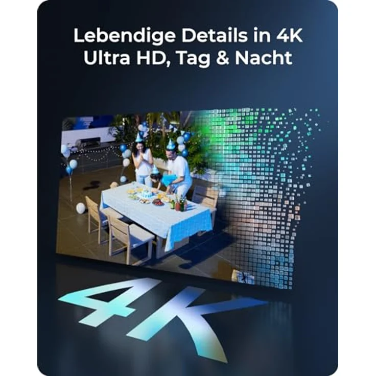 Reolink Argus PT Ultra, 4K PT Solar Überwachungskamera Set mit Home Hub, 360° Schwenkfunktion, Farbnachtsicht, lokalem Speicher und Solarpanel – Bild 2