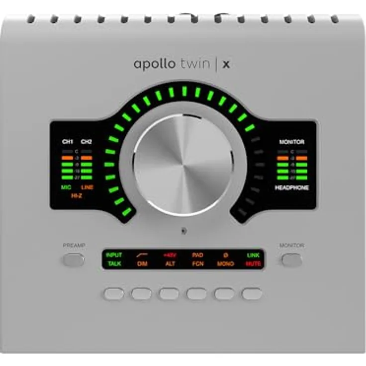 Universal Audio Apollo Twin X DUO Gen2 Essential+, Thunderbolt Audio Interface mit Unison-Vorverstärkern und über 200 UAD Plug-Ins