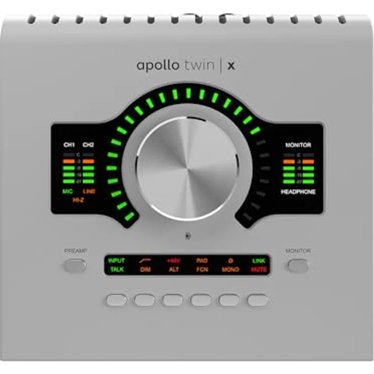 Universal Audio Apollo Twin X DUO Gen2 Essential+, Thunderbolt Audio Interface mit Unison-Vorverstärkern und über 200 UAD Plug-Ins – Bild 1
