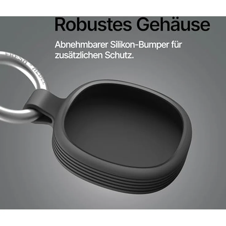 Fresh n Rebel Smart Finder 2, Schlüsselfinder mit IPX7 Schutz, LED-Anzeige, grau – Bild 5