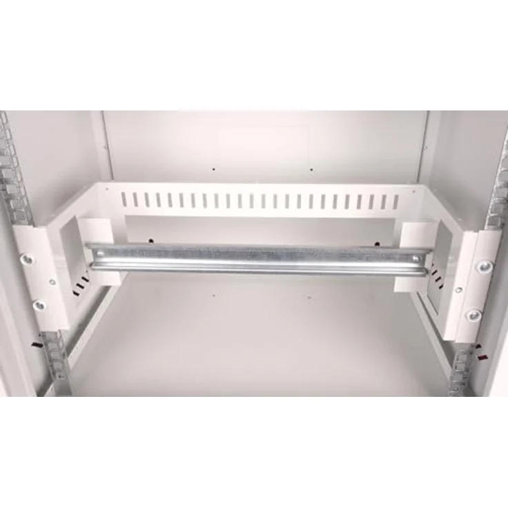 ROLINE 19-Zoll Hutschienenträger 4 HE, 175x483x215 HxBxT, für Hutschienengeräte, einfache Kabeldurchführung – Bild 5