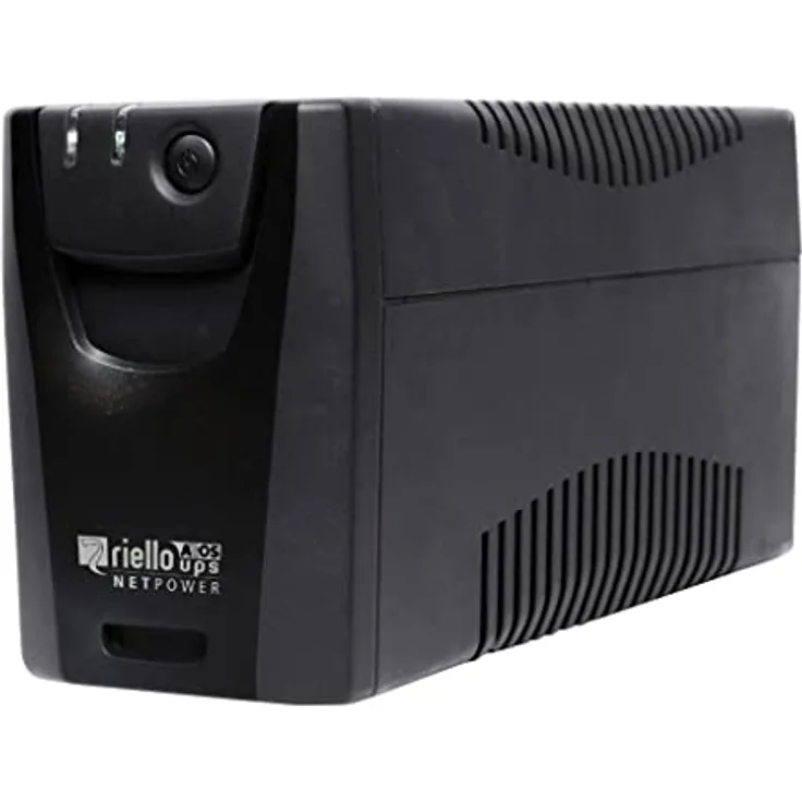Riello NPW 800 DE 480 W, 800 VA, Interaktive unterbrechungsfreie Stromversorgung, Schwarz