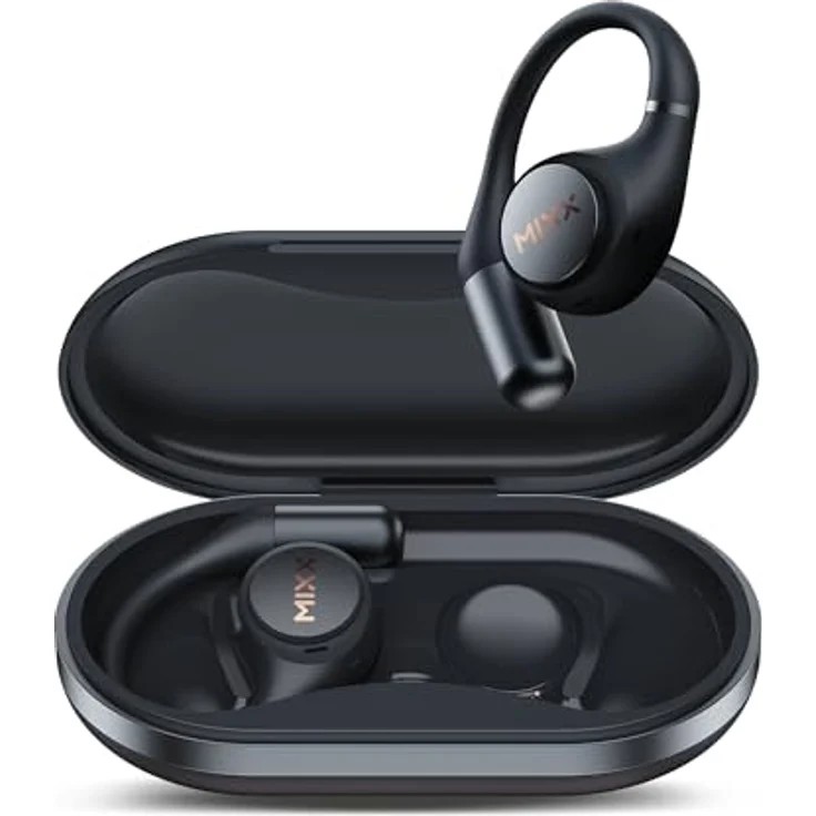 Mixx AirFlow OWS, Sportkopfhörer mit Ohrbügel, Open-Ear-Design, schweißresistent, 24 Stunden Akkulaufzeit – Bild 1