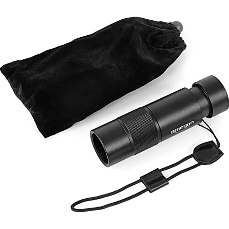 Omegon Monokular Mono 10x32, Kompaktes Taschenfernglas mit ultrascharfer Optik und Aluminiumgehäuse – Bild 4