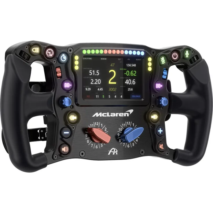 Ascher Racing Lenkrad McLaren Artura Ultimate - USB, Racing-Simulatoren, Butterfly-Style, ergonomisch, RGB-Beleuchtung