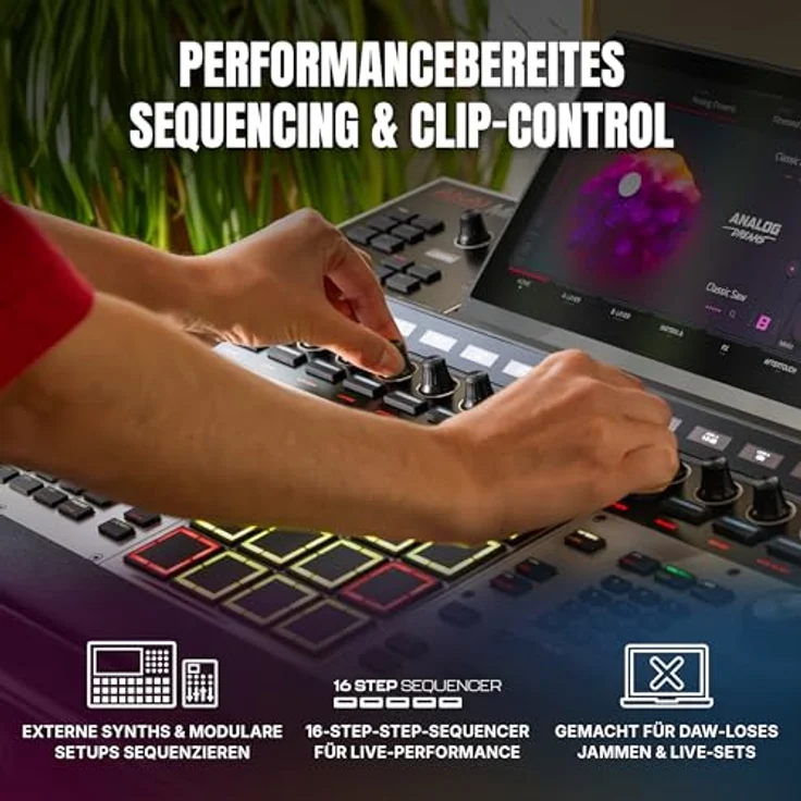 Akai MPC XL, DJ Controller mit 8-Core Prozessor, 10.1 Zoll Multi-Touch Display und 256GB Speicher – Bild 9