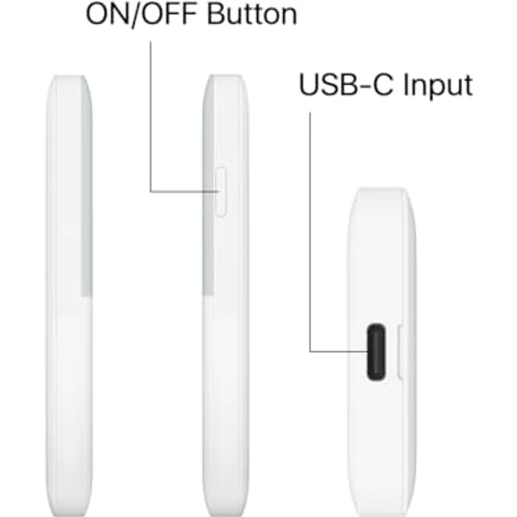 Huawei Modem E5586-326 Mobiler 4G WiFi Hotspot 1500mAh Akku Weiß - Modell 2024 - Bis zu 16 Benutzer gleichzeitig, DL 195 Mbit/s, UL 103 Mbit/s – Bild 2