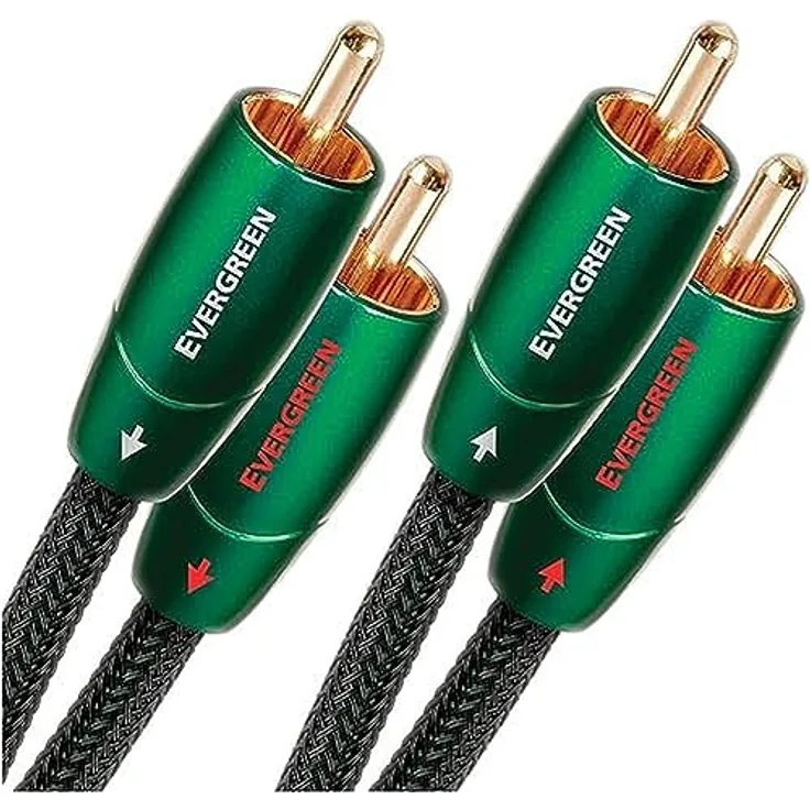 audioquest Evergreen Audiokabel | Länge: 1,0 m | Stecker: Cinch/RCA