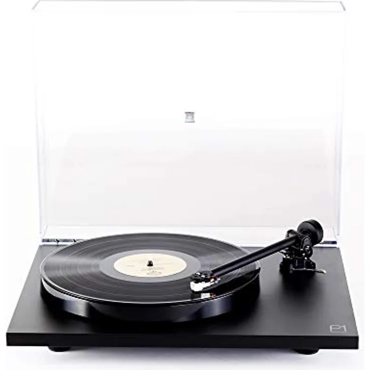 Rega Planar 1 Plattenspieler, matt-schwarz mit Rega-Carbon-Kartusche, 2021-Version