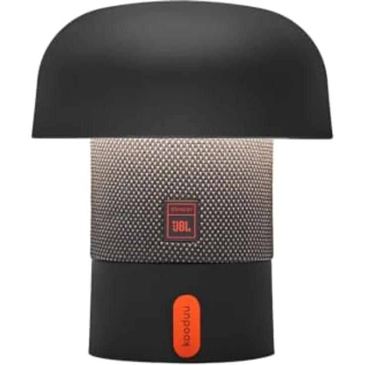 Kooduu Sensa Play Mini, Bluetooth Lautsprecher mit JBL Signature Sound und integrierter LED-Beleuchtung, Akkubetrieb, Anthrazit – Bild 1