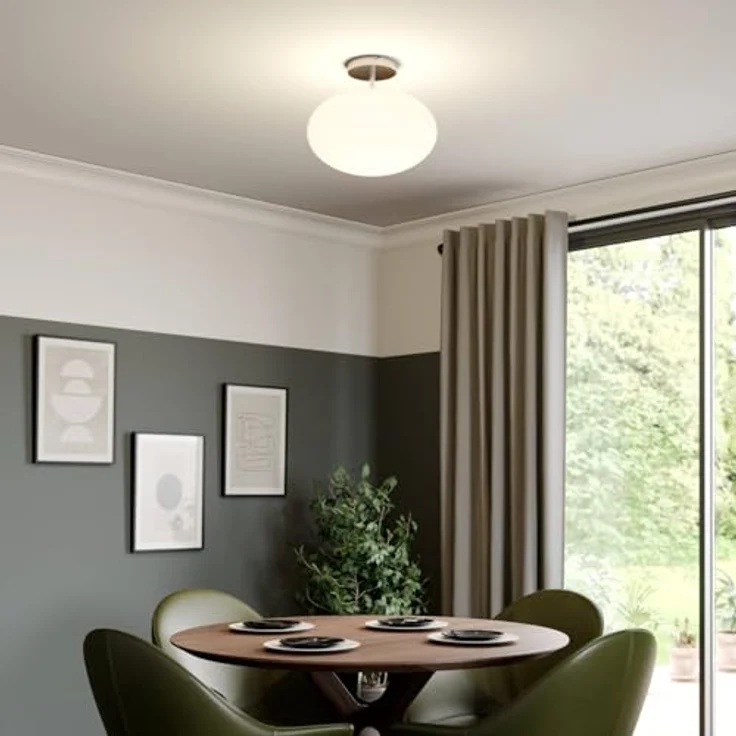 Lindby Deckenlampe 'Sonika' (Modern) in Chrom aus Metall (1 flammig, E27) - Wohnzimmerleuchte in zeitlosem Design – Bild 3